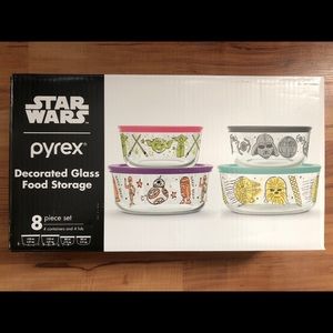 Star Wars Decorated Glass Food Storage